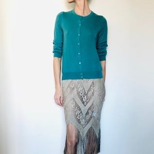 J.Crew Italian Featherweight Cashmere Cardi S